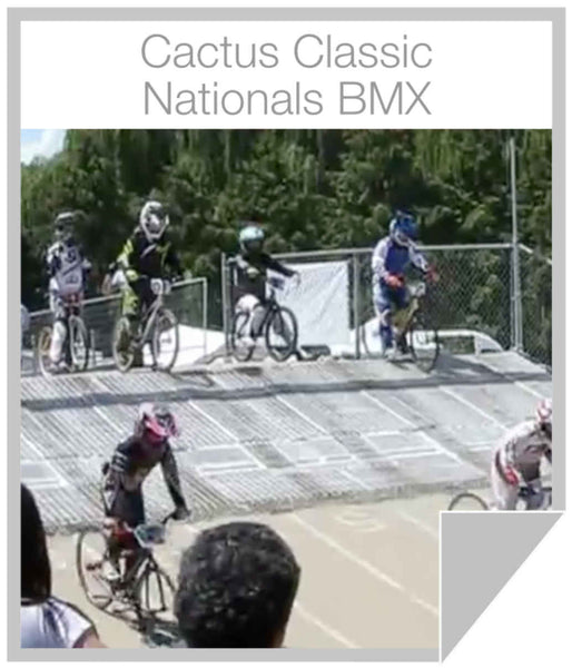 Heading out the starting gate at the Cactus Club Nationals BMX