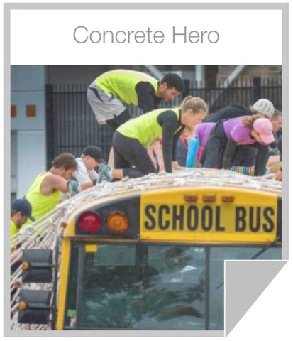 Concrete Hero with Q Energy