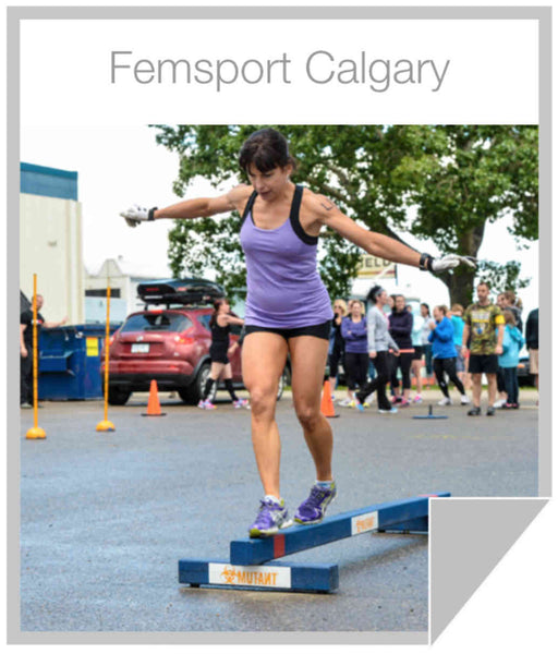 Femsport Athlete Walks the Line