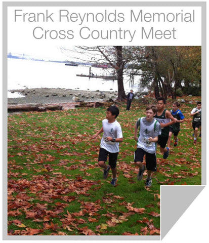 Kids running in the Frank Reynolds Memorial meet