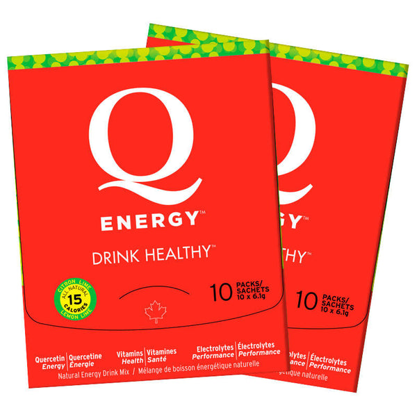 Q Energy Drink Healthy Lemon Lime 20 Servings