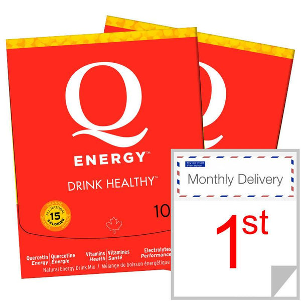 Q Energy Drink Healthy Orange 20 Servings Monthly