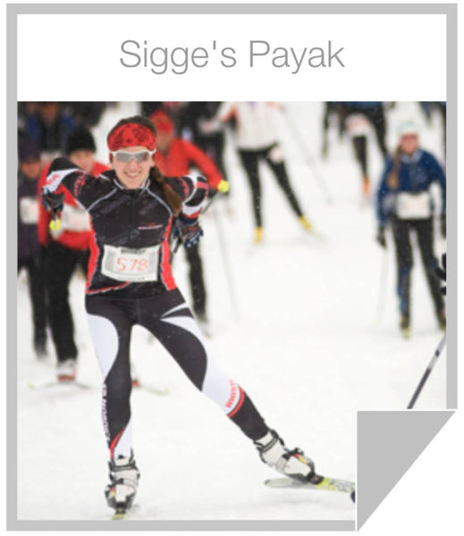 Smiling and Happy Skiing Sigges Payak with Q Energy