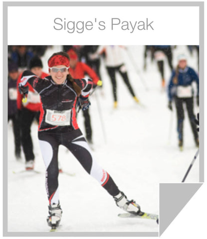 Smiling and Happy Skiing Sigges Payak with Q Energy